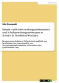 Einsatz von Schulverwaltungsassistentinnen und Sch