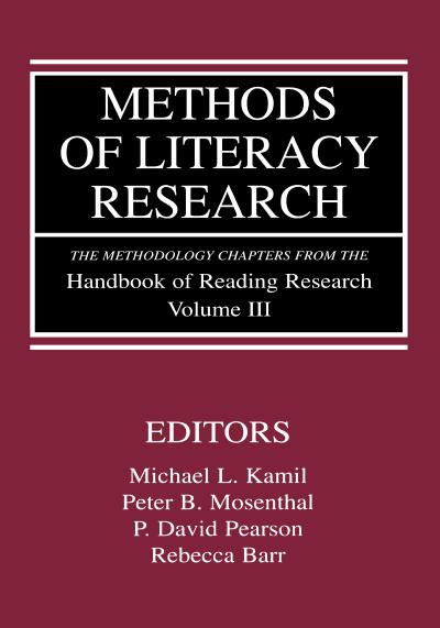 Methods of Literacy Research