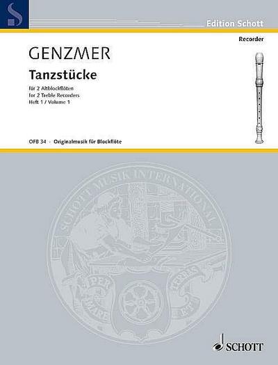 Tanzstücke Band 1für 2 Altblockflöten