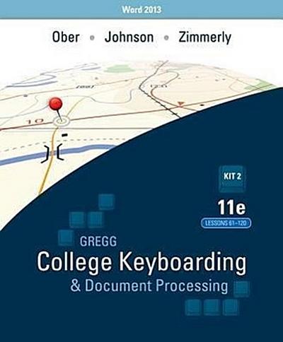 Ober: Kit 2: (Lessons 61-120) W/ Word 2013 Manual
