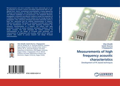 Measurements of high frequency acoustic characteristics