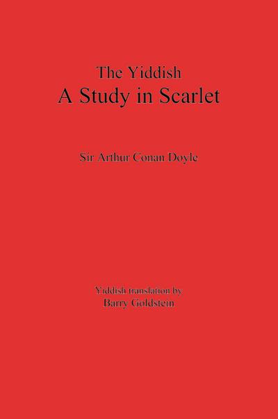 The Yiddish Study in Scarlet