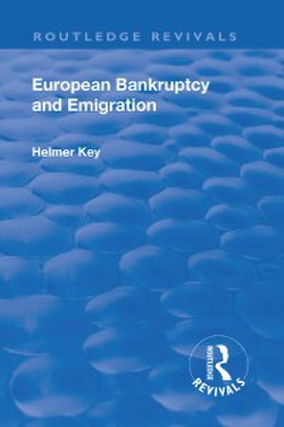 Revival: European Bankruptcy and Emigration (1924)
