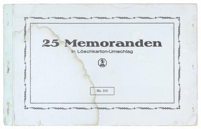 25 Memoranden