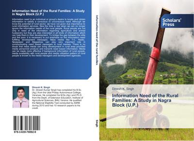 Information Need of the Rural Families: A Study in Nagra Block (U.P.)