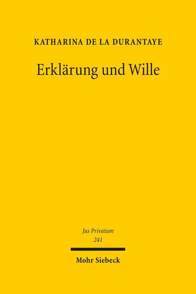 Erklärung und Wille
