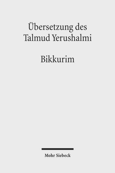 Übersetzung des Talmud Yerushalmi Übersetzung des Talmud Yerushalmi. Tl.11