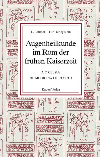 Augenheilkunde im Rom der frühen Kaiserzeit