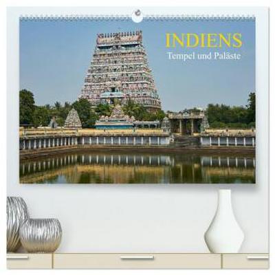 Indiens Tempel und Paläste (hochwertiger Premium Wandkalender 2026 DIN A2 quer), Kunstdruck in Hochglanz