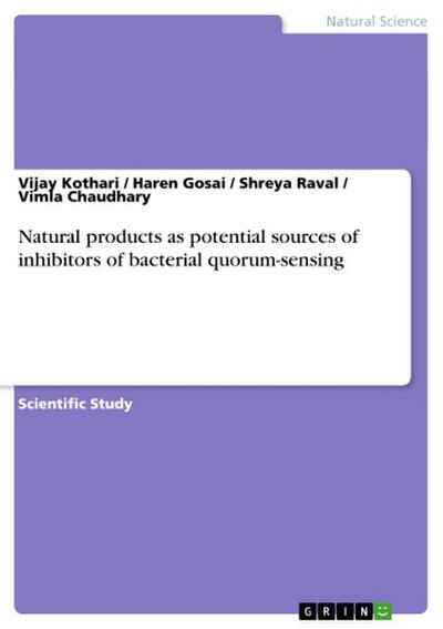 Natural products as potential sources of inhibitors of bacterial quorum-sensing