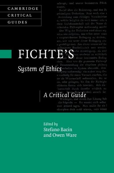 Fichte’s System of Ethics