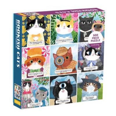 Bookish Cats 500 Piece Family Puzzle
