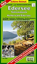 Wander- und Radwanderkarte Edersee, Nationalpark Kellerwald-Edersee