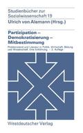 Partizipation Demokratisierung Mitbestimmung