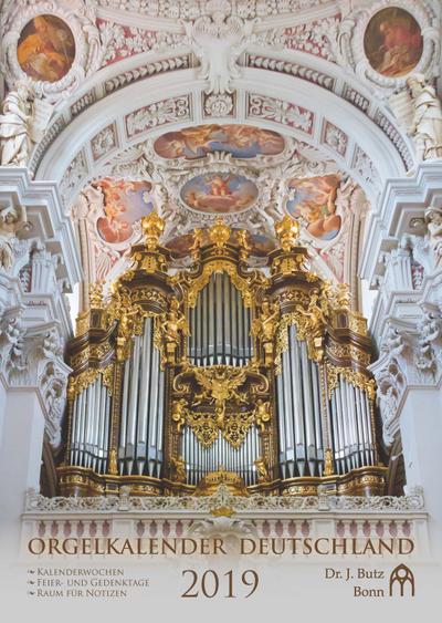 Orgelkalender Deutschland 2019Monatskalender Din A4 hoch