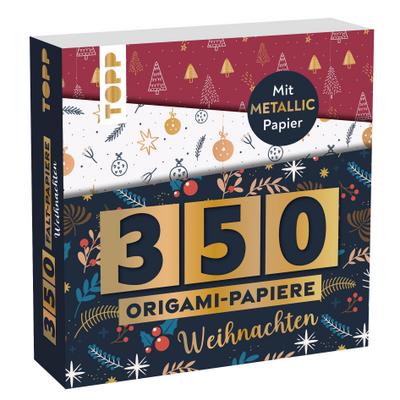 350 Origami-Papiere - Weihnachten