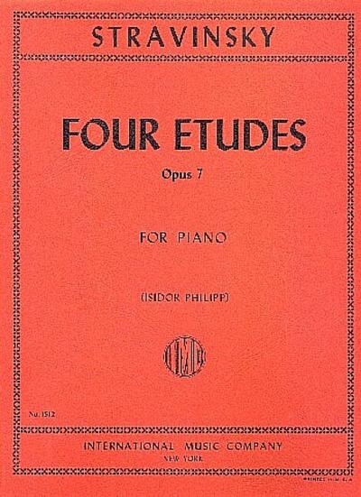 4 etudes op.7for piano