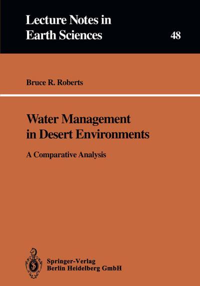 Water Management in Desert Environments