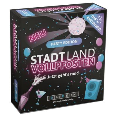 STADT LAND VOLLPFOSTEN® Kartenspiel - Party Edition