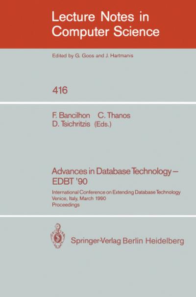 Advances in Database Technology - EDBT ’90