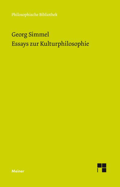 Essays zur Kulturphilosophie