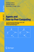 Agents and Peer-to-Peer Computing