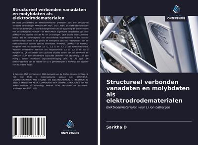 Structureel verbonden vanadaten en molybdaten als elektrodrodematerialen