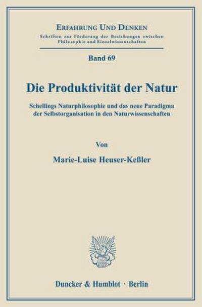 Die Produktivität der Natur.