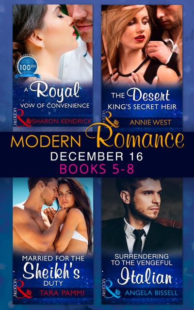 Modern Romance December 2016 Books 5-8