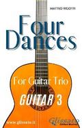 Guitar 3 part of "Four Dances" for Guitar trio