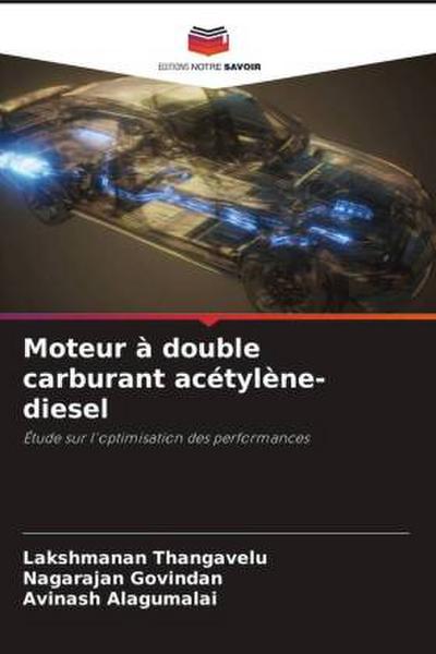 Moteur à double carburant acétylène-diesel