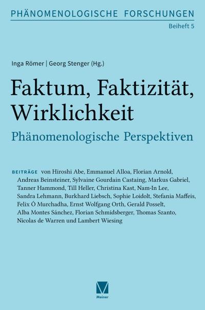 Faktum, Faktizität, Wirklichkeit
