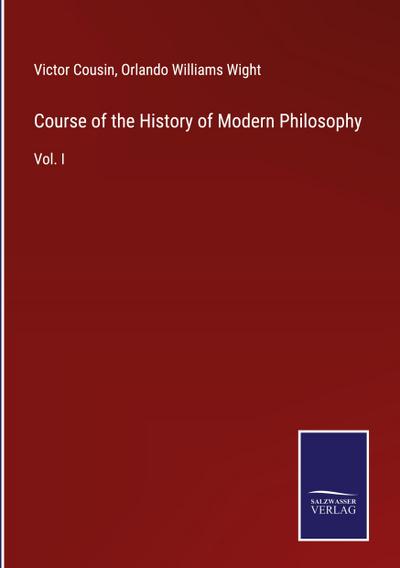 Course of the History of Modern Philosophy