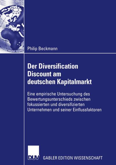 Der Diversification Discount am deutschen Kapitalmarkt