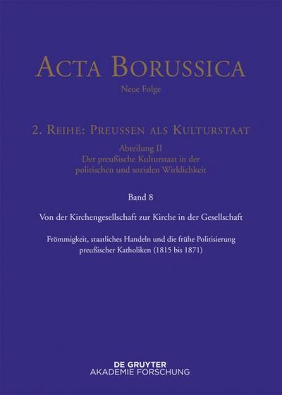 Von der Kirchengesellschaft zur Kirche in der Gesellschaft