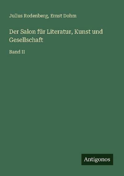 Der Salon für Literatur, Kunst und Gesellschaft