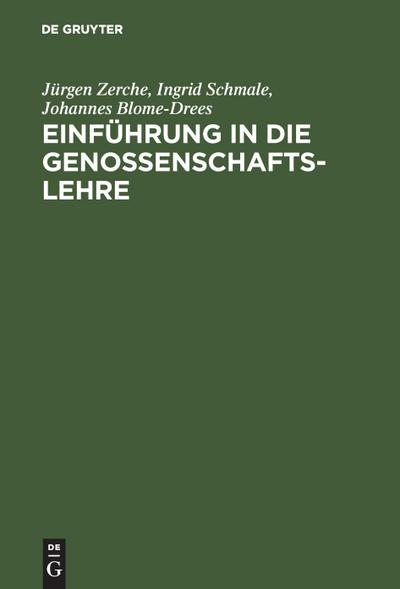 Einführung in die Genossenschaftslehre