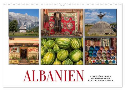 Albanien - Streifzüge durch atemberaubende Kulturlandschaften (Wandkalender 2026 DIN A3 quer), CALVENDO Monatskalender