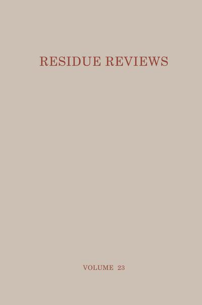 Residue Reviews