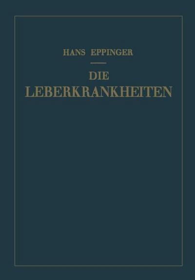 Die Leberkrankheiten