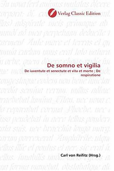 De somno et vigilia