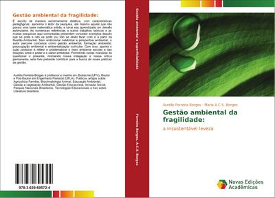 Gestão ambiental da fragilidade:
