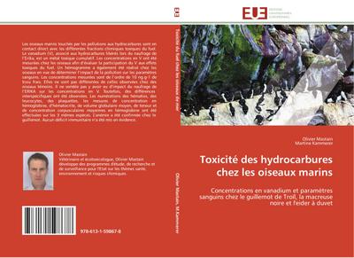 Toxicité des hydrocarbures chez les oiseaux marins - Olivier Mastain