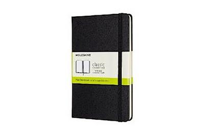 Moleskine Notizbuch, Medium, Blanko, Hard Cover, Schwarz