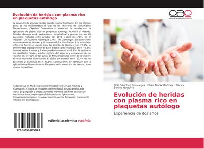 Evolución de heridas con plasma rico en plaquetas autólogo