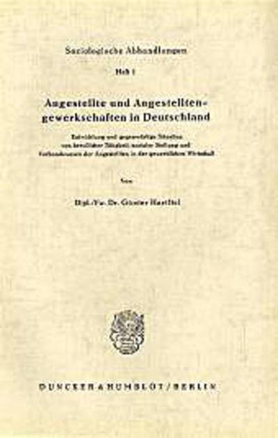 Angestellte und Angestelltengewerkschaften in Deutschland.