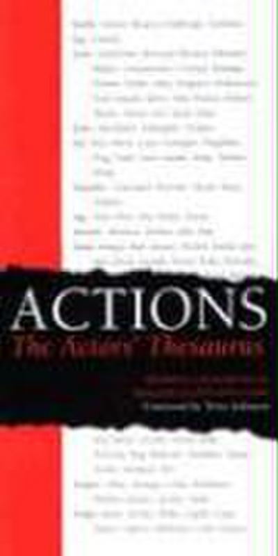 Actions: The Actors’ Thesaurus