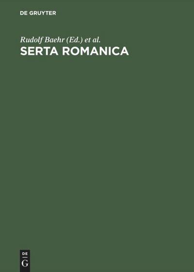 Serta Romanica