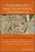 The Wiley Encyclopedia of Personality and Individual Differences, Volume 2, Measurement and Assessment