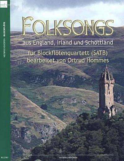 Folksongs aus England, Irland und Schottland, Blockflötenquartett (SATB)